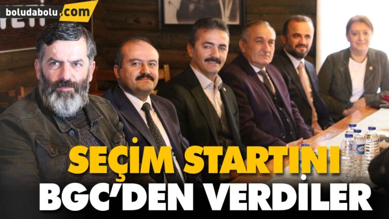 SEÇİM STARTINI BGC’DEN VERDİLER