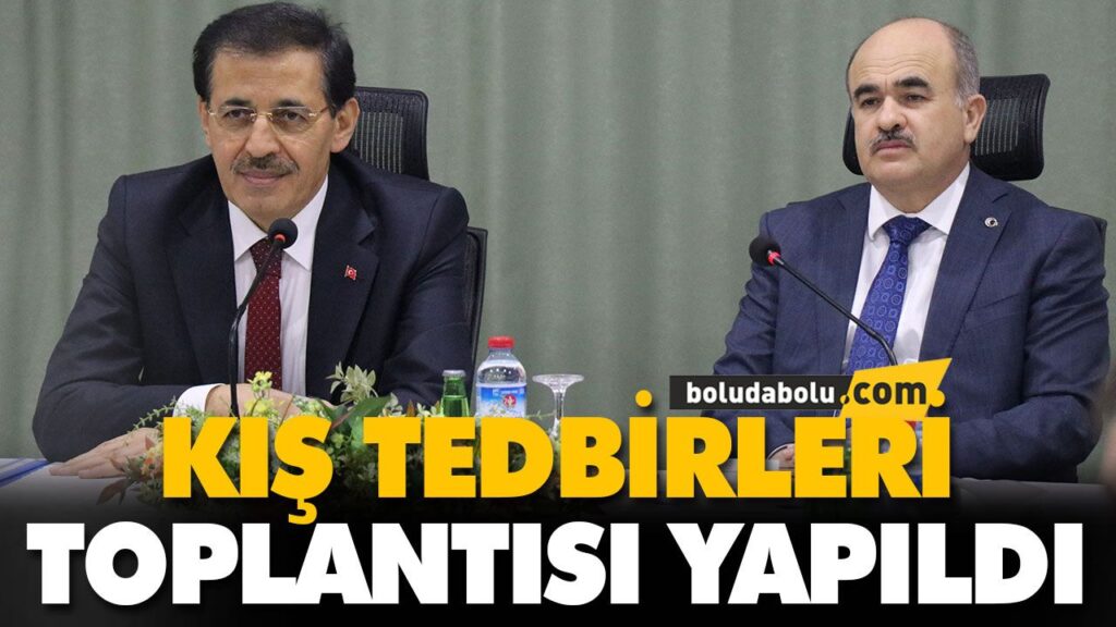 KIŞ TEDBİRLERİ TOPLANTISI YAPILDI KIŞ TEDBİRLERİ TOPLANTISI YAPILDI
