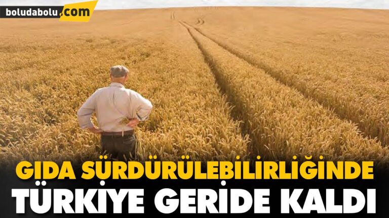 GIDA SÜRDÜRÜLEBİLİRLİĞİNDE TÜRKİYE GERİDE KALDI