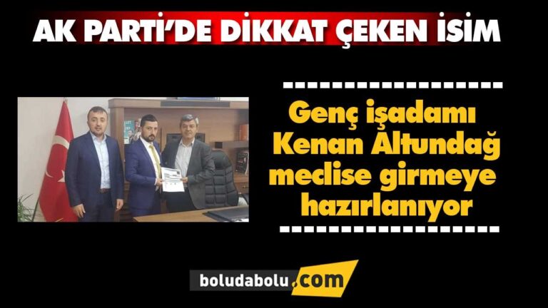 Kenan Altundağ belediye meclisine aday