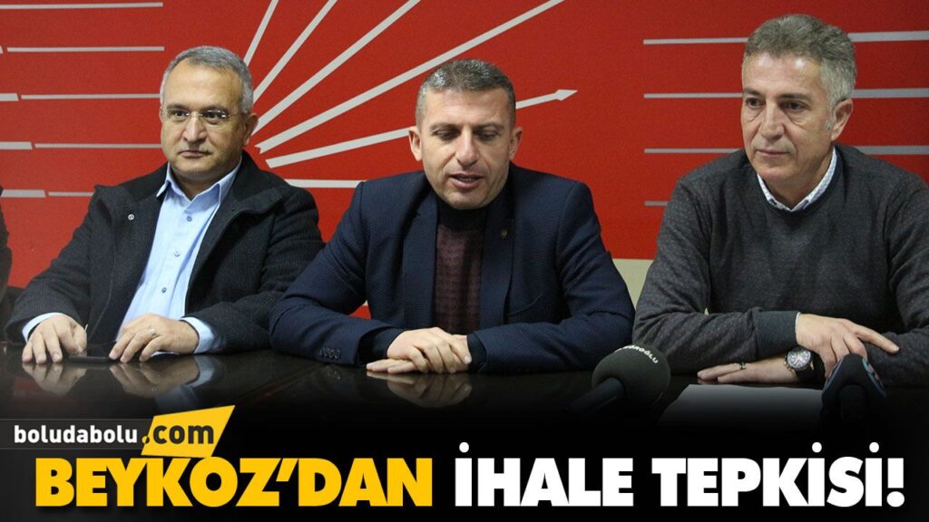 BEYKOZ’DAN İHALE TEPKİSİ! BEYKOZ’DAN İHALE TEPKİSİ!