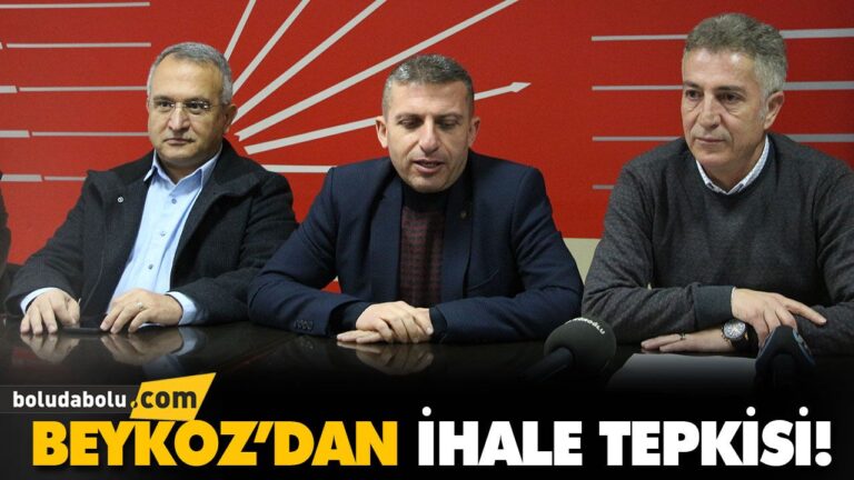 BEYKOZ’DAN İHALE TEPKİSİ!