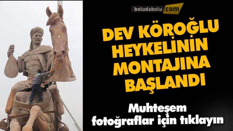 DEV KÖROĞLU HEYKELİNDEN MUHTEŞEM GÖRÜNTÜLER