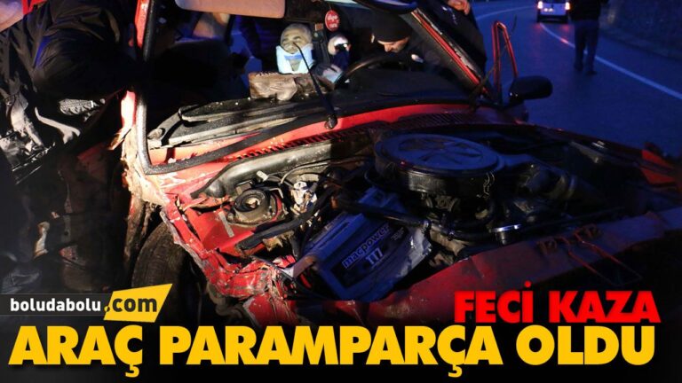 ARAÇ PARAMPARÇA OLDU
