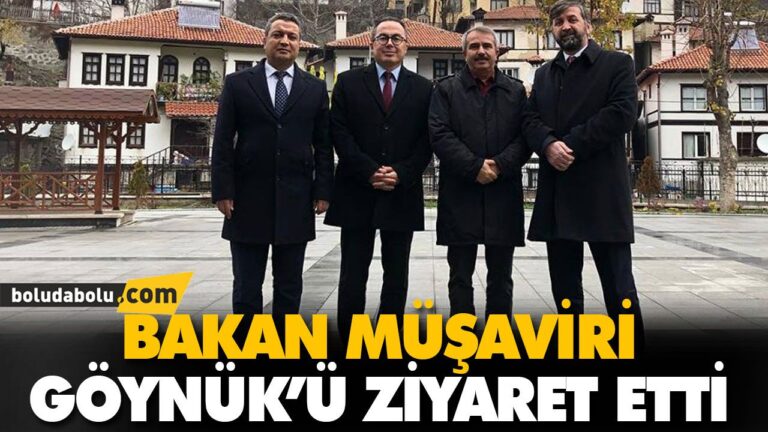 BAKAN MÜŞAVİRİ ÇAYKARA GÖYNÜK’TE TESİSLERİ GEZDİ