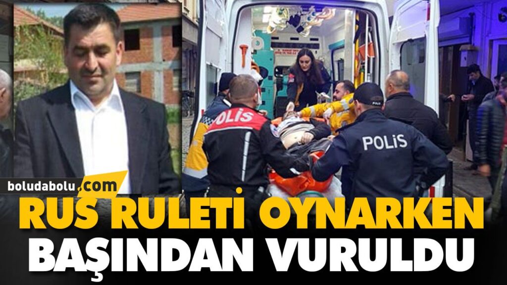 RUS RULETİ OYNARKEN BAŞINDAN VURULDU RUS RULETİ OYNARKEN BAŞINDAN VURULDU