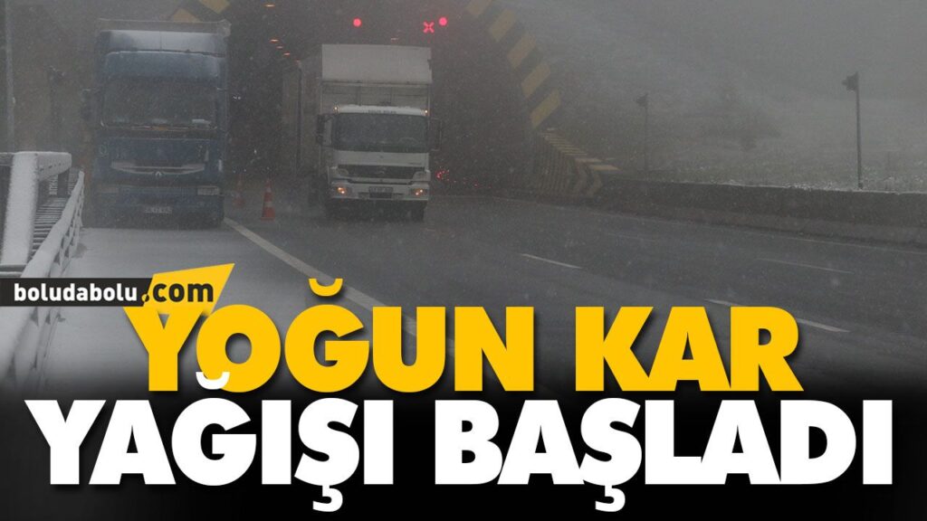BOLU DAĞI’NDA YOĞUN KAR YAĞIŞI BAŞLADI BOLU DAĞI’NDA YOĞUN KAR YAĞIŞI BAŞLADI