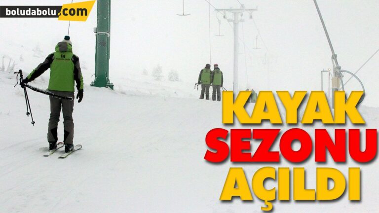 KAYAK SEZONU AÇILDI