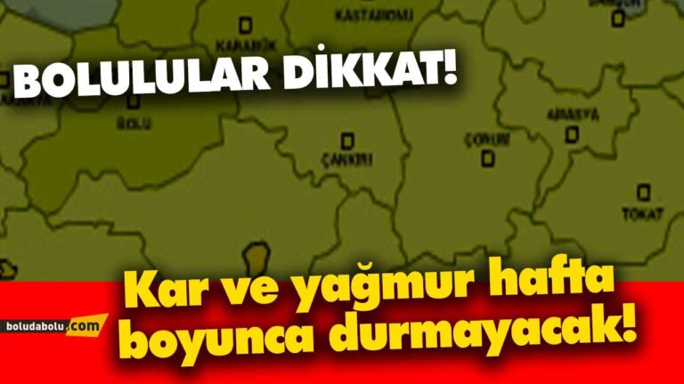 BOLU HAVA DURUMU