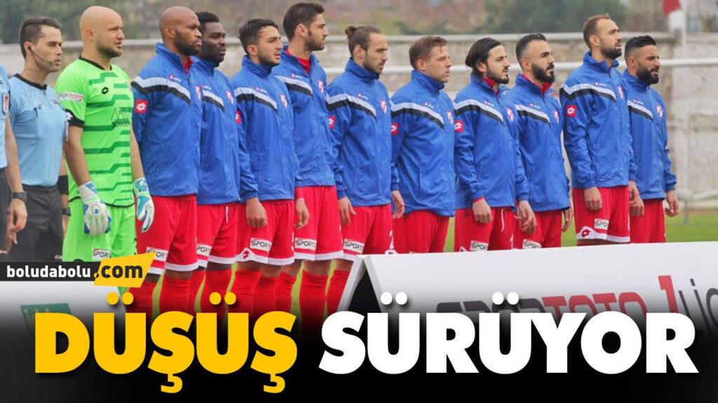 BOLUSPOR’DA DÜŞÜŞ SÜRÜYOR BOLUSPOR’DA DÜŞÜŞ SÜRÜYOR
