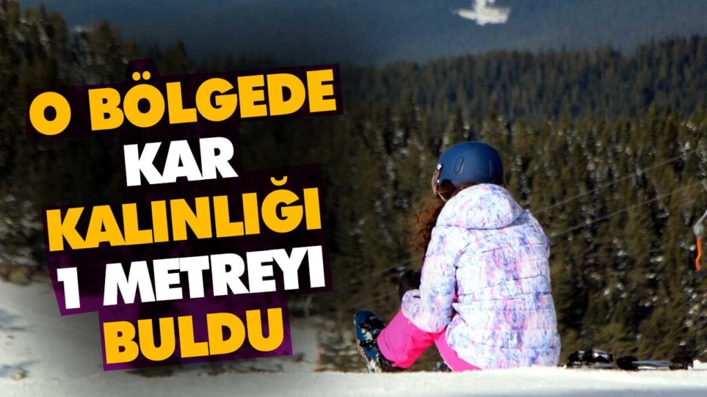 O BÖLGEDE KAR KALINLIĞI 1 METREYİ BULDU O BÖLGEDE KAR KALINLIĞI 1 METREYİ BULDU