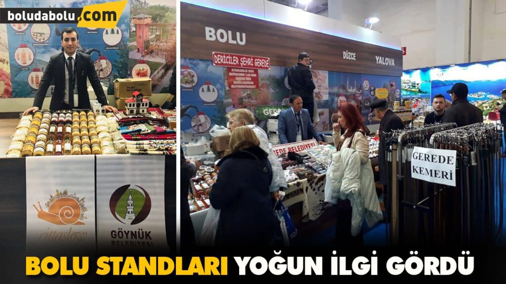 BOLU STANDLARI YOĞUN İLGİ GÖRDÜ BOLU STANDLARI YOĞUN İLGİ GÖRDÜ
