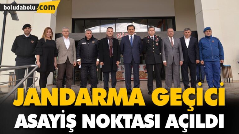 JANDARMA GEÇİCİ ASAYİŞ NOKTASI AÇILDI