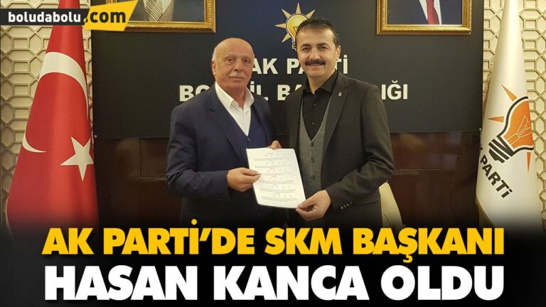 AK PARTİ’DE SKM BAŞKANI HASAN KANCA OLDU