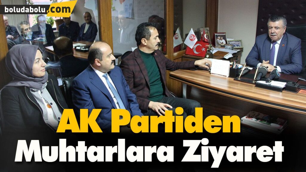AK Partiden muhtarlara ziyaret AK Partiden muhtarlara ziyaret