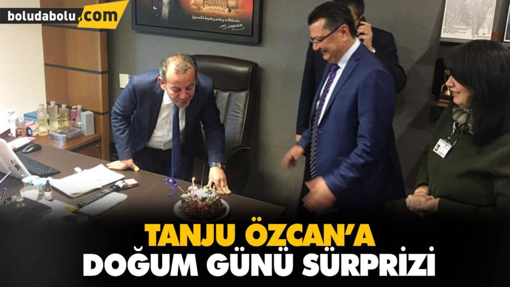 TANJU ÖZCAN’A DOĞUM GÜNÜ SÜRPRİZİ TANJU ÖZCAN’A DOĞUM GÜNÜ SÜRPRİZİ