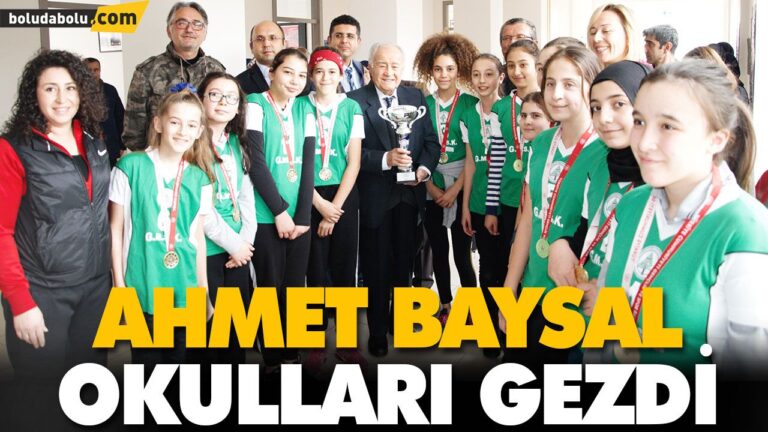 AHMET BAYSAL OKULLARI GEZDİ