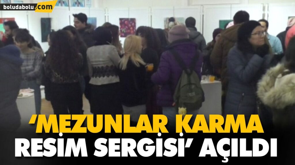 ‘MEZUNLAR KARMA RESİM SERGİSİ’ AÇILDI ‘MEZUNLAR KARMA RESİM SERGİSİ’ AÇILDI