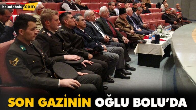 SON GAZİNİN OĞLU BOLU’DA