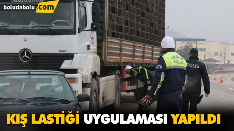 KIŞ LASTİĞİ UYGULAMASI YAPILDI