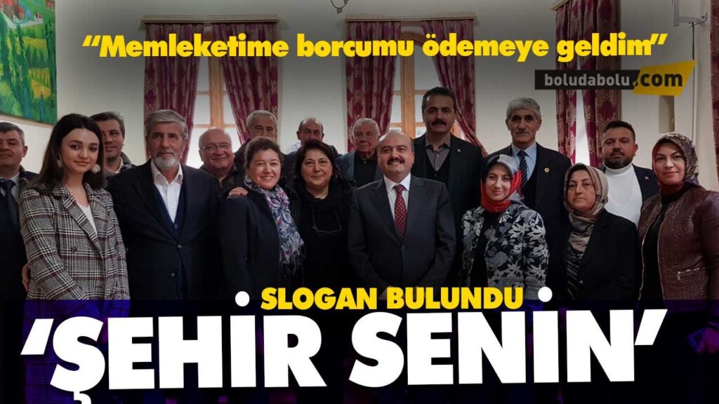 “Yeni dönemde sloganının ‘Şehir Senin’ olacak” “Yeni dönemde sloganının ‘Şehir Senin’ olacak”