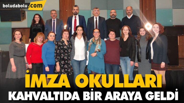 İMZA OKULLARI KAHVALTIDA BİR ARAYA GELDİ