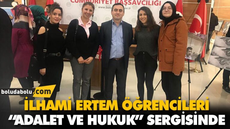 İLHAMİ ERTEM ÖĞRENCİLERİ “ADALET VE HUKUK” SERGİSİNDE