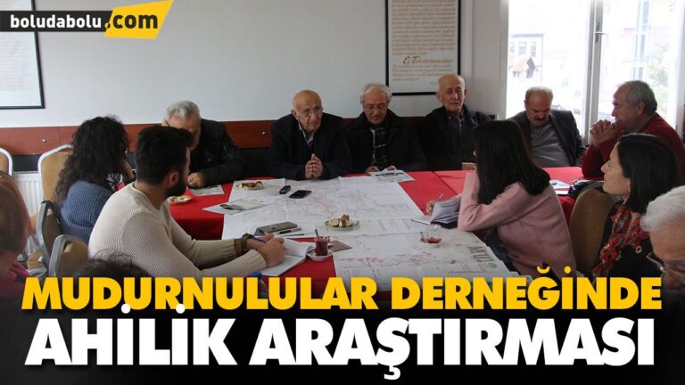 MUDURNULULAR DERNEĞİNDE AHİLİK ARAŞTIRMASI