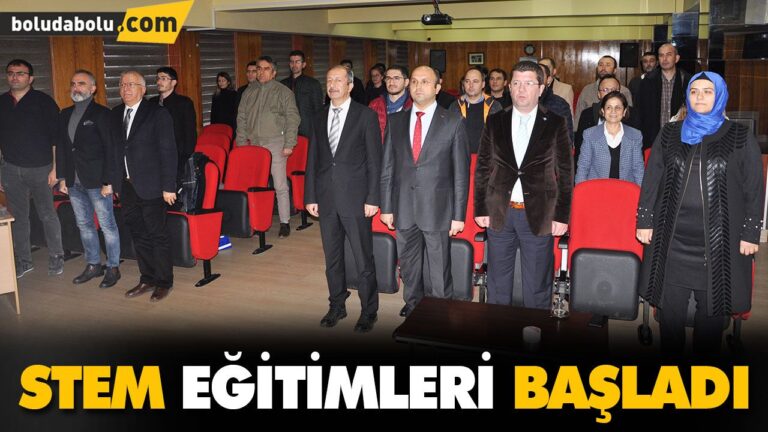 STEM EĞİTİMLERİ BAŞLADI