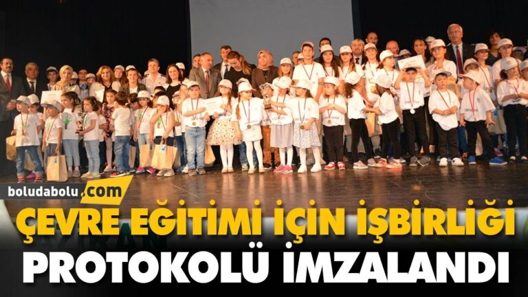 ÇEVRE EĞİTİMİ İÇİN İŞBİRLİĞİ PROTOKOLÜ İMZALANDI