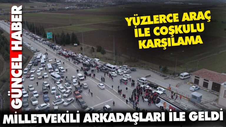 TANJU ÖZCAN’A COŞKULU KARŞILAMA
