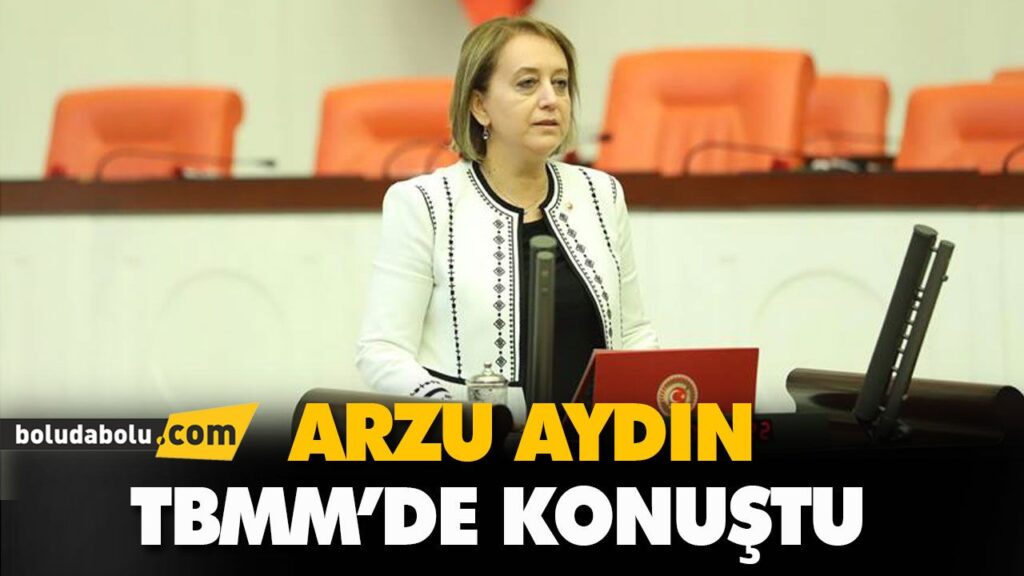 ARZU AYDIN TBMM’DE KONUŞTU ARZU AYDIN TBMM’DE KONUŞTU