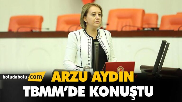 ARZU AYDIN TBMM’DE KONUŞTU