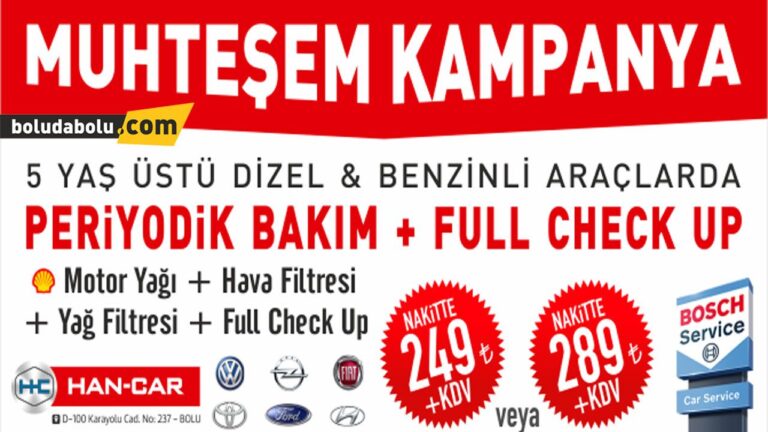 HAN-CAR Otomotiv’den kampanya