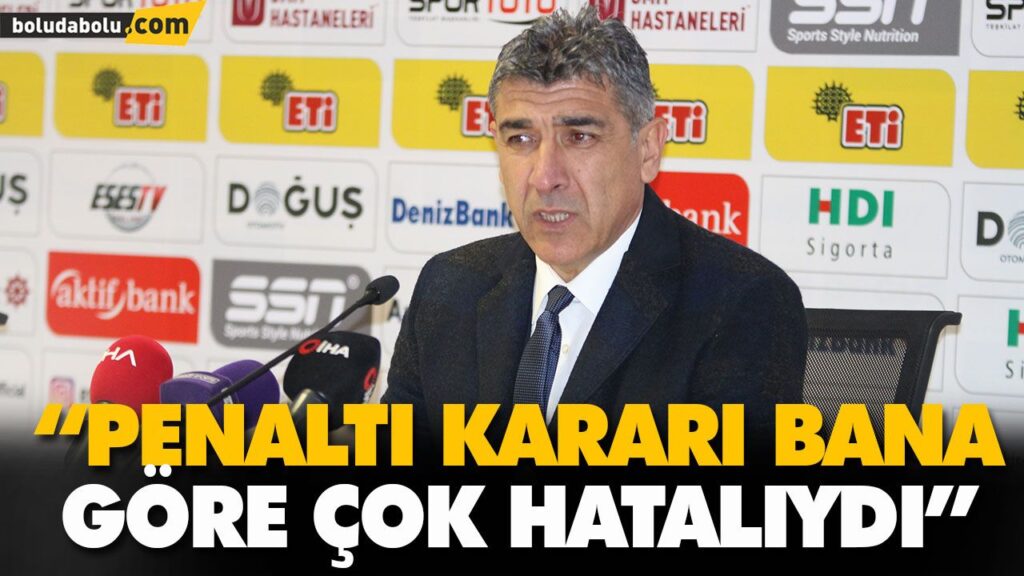 “PENALTI KARARI BANA GÖRE ÇOK HATALIYDI” “PENALTI KARARI BANA GÖRE ÇOK HATALIYDI”
