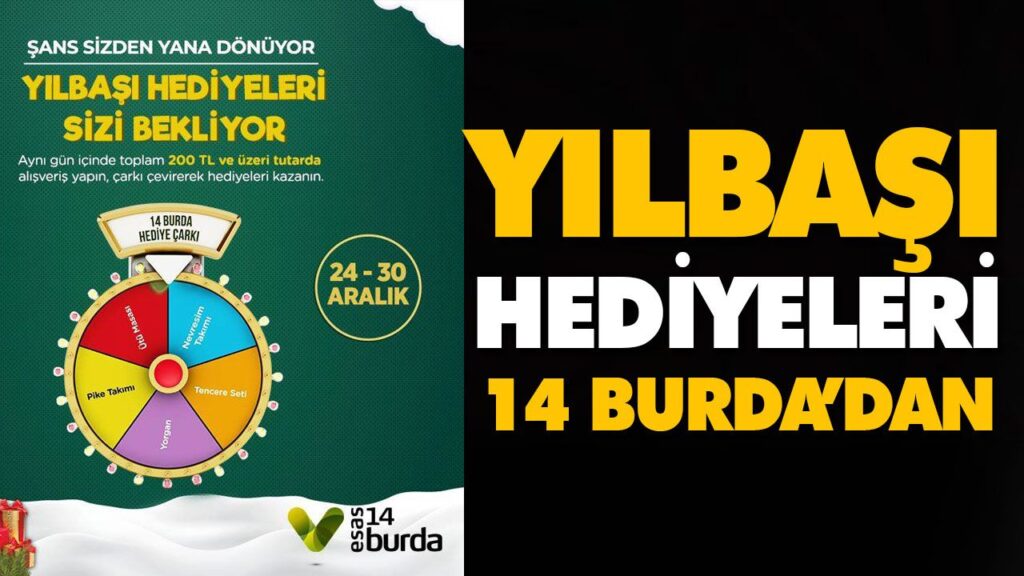 YILBAŞI HEDİYELERİ 14 BURDA’DAN YILBAŞI HEDİYELERİ 14 BURDA’DAN