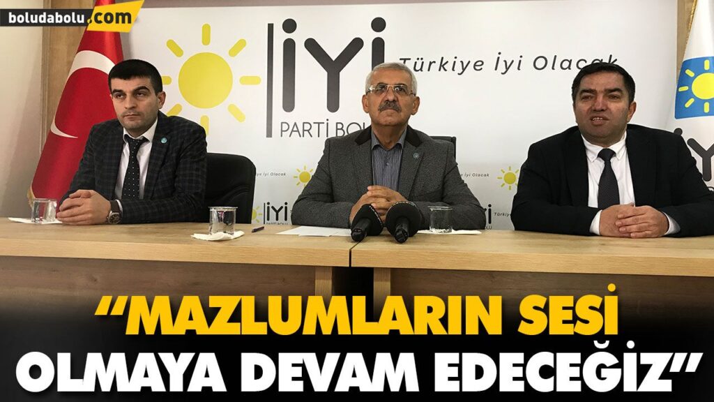 “MAZLUMLARIN SESİ OLMAYA DEVAM EDECEĞİZ”