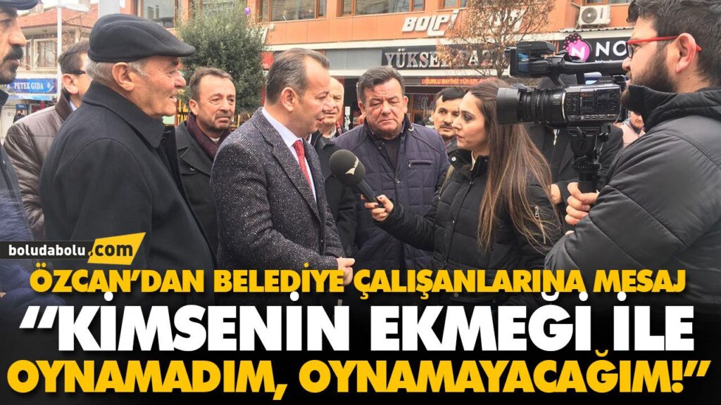 ÖZCAN’DAN BELEDİYE ÇALIŞANLARINA MESAJ ÖZCAN’DAN BELEDİYE ÇALIŞANLARINA MESAJ