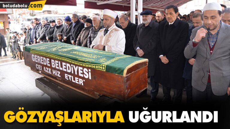GÖZYAŞLARIYLA UĞURLANDI