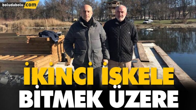 İKİNCİ İSKELE BİTMEK ÜZERE