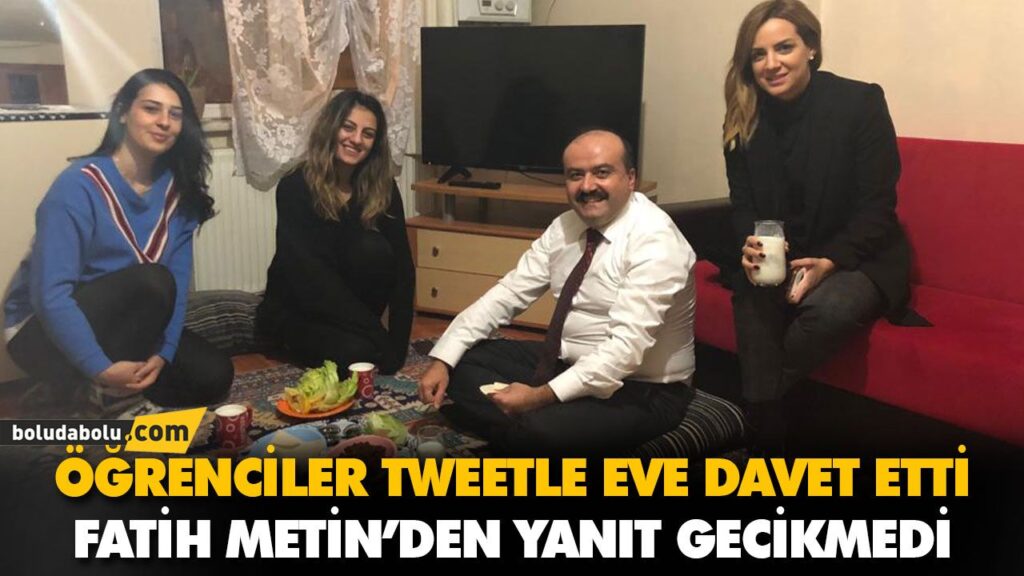 ÖĞRENCİLER TWEETLE EVE DAVET ETTİ ÖĞRENCİLER TWEETLE EVE DAVET ETTİ