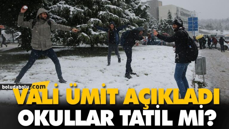 VALİ ÜMİT AÇIKLADI