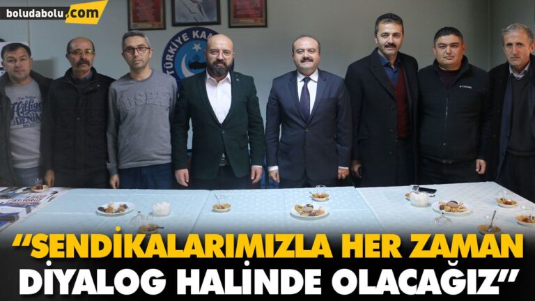 FATİH METİN KAMU-SEN’İ ZİYARET ETTİ