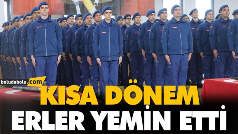 KISA DÖNEM ERLER YEMİN ETTİ