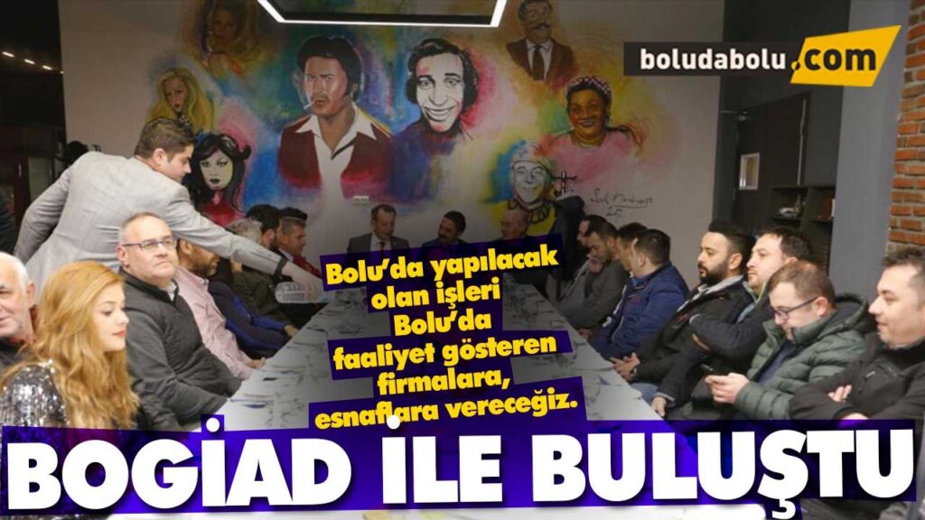 TANJU ÖZCAN BOGİAD İLE BULUŞTU TANJU ÖZCAN BOGİAD İLE BULUŞTU