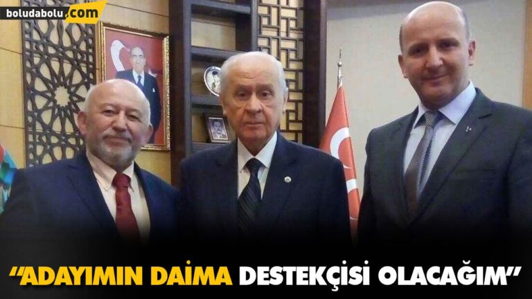 “ADAYIMIN DAİMA DESTEKÇİSİ OLACAĞIM”