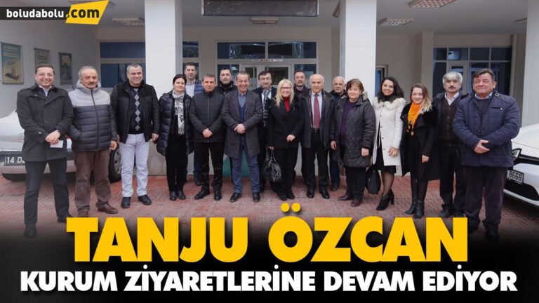 TANJU ÖZCAN KURUM ZİYARETLERİNE DEVAM EDİYOR