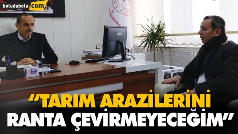 “TARIM ARAZİLERİNİ RANTA ÇEVİRMEYECEĞİM”