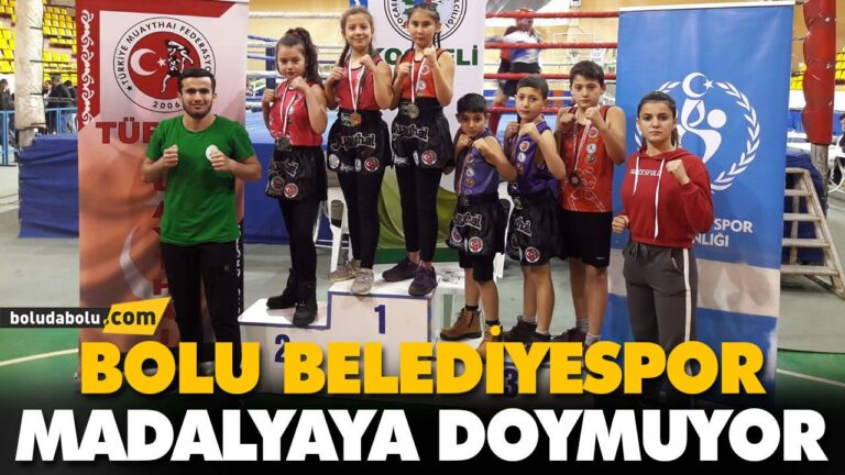 BOLU BELEDİYESPOR MADALYAYA DOYMUYOR