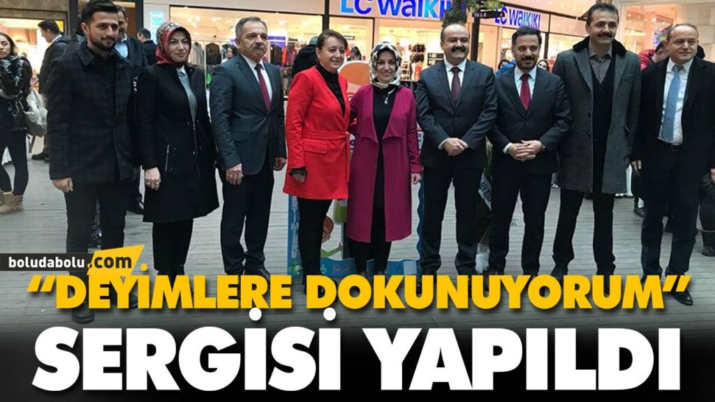 “DEYİMLERE DOKUNUYORUM” SERGİSİ YAPILDI “DEYİMLERE DOKUNUYORUM” SERGİSİ YAPILDI
